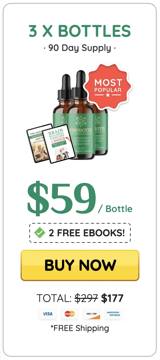 Pawbiotix 3 bottles